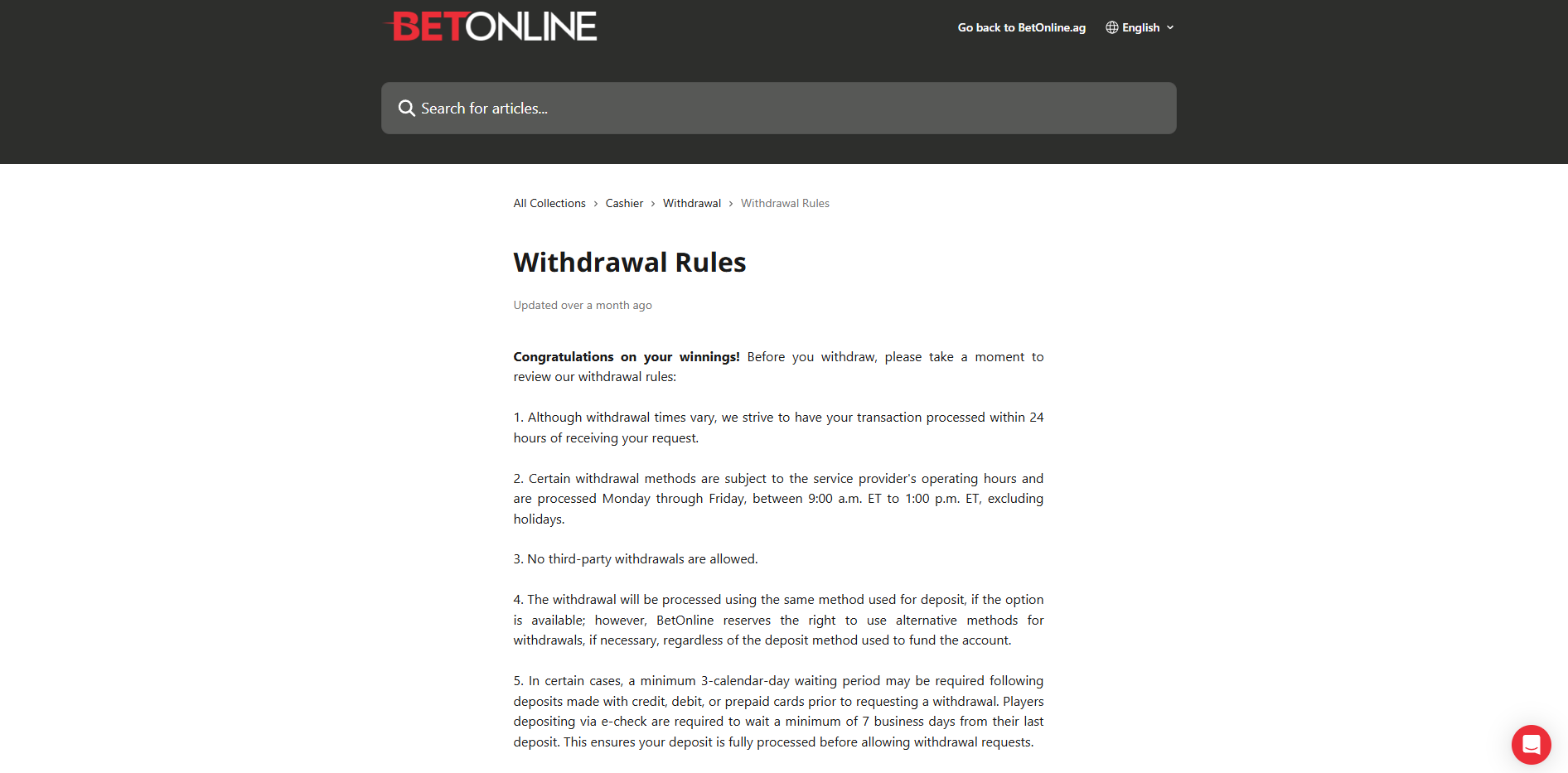 Banking Options: Deposits, Withdrawals, and Fees